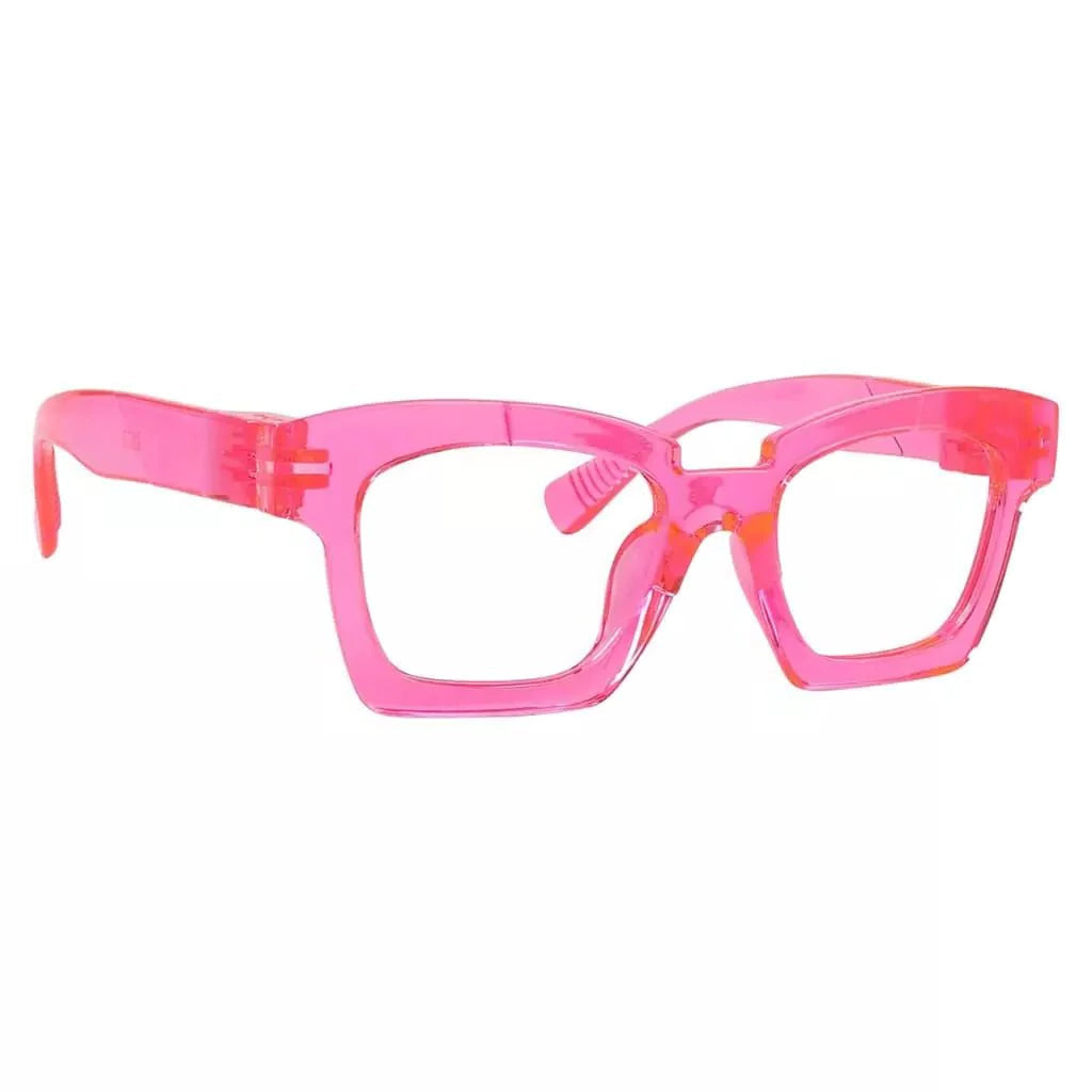 Eyeglasses Square Metalless Screwless Spec Zero Power Women