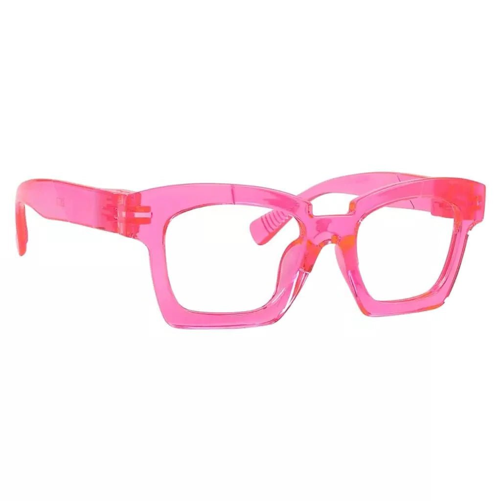 Eyeglasses Square Metalless Screwless Spec Zero Power Women