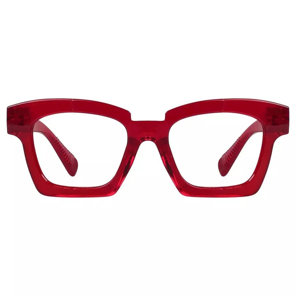 Eyeglasses Square Metalless Screwless Spec Zero Power Women