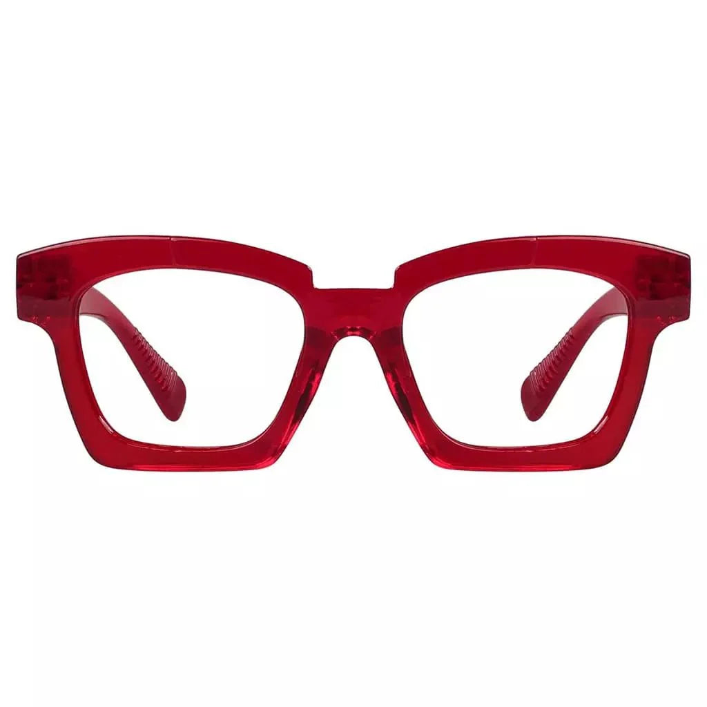 Eyeglasses Square Metalless Screwless Spec Zero Power Women