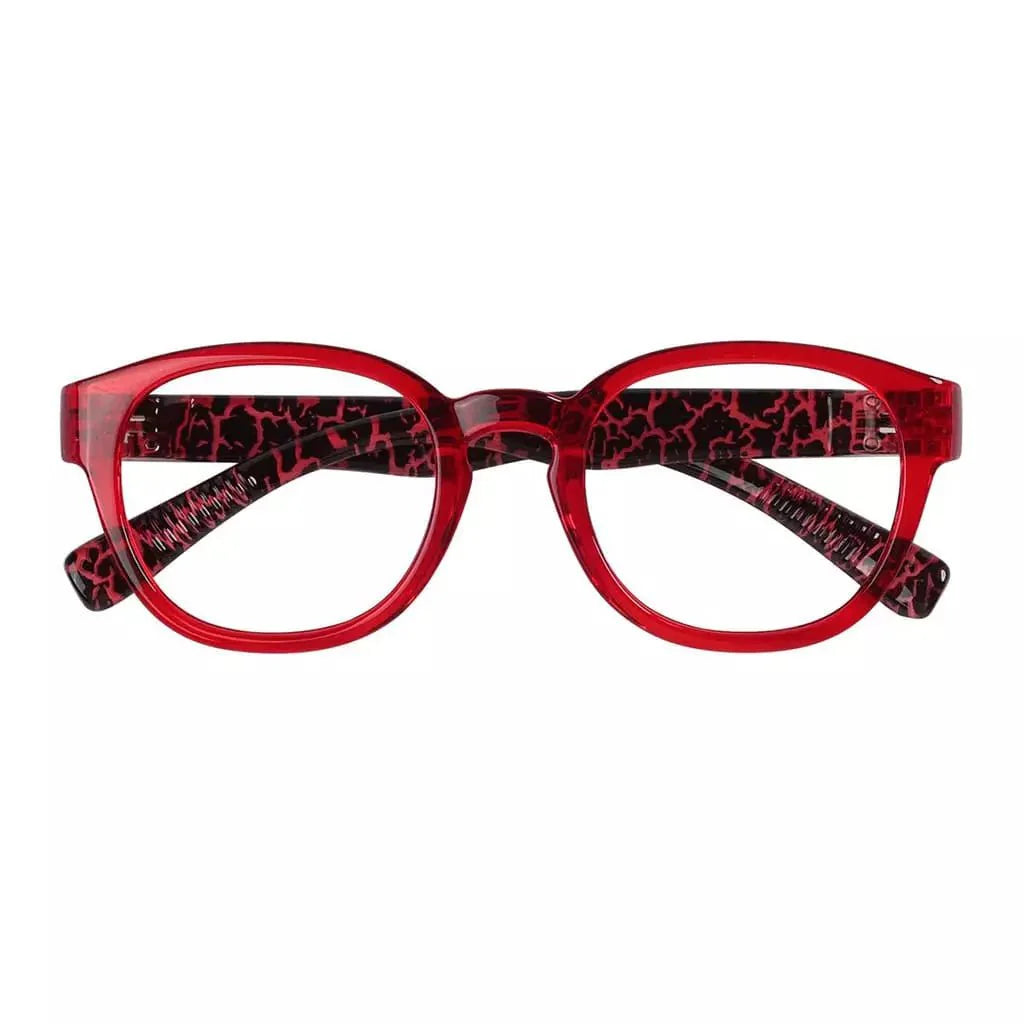 Eyeglasses Oval Metalless Screwless Spec Women Zero Power