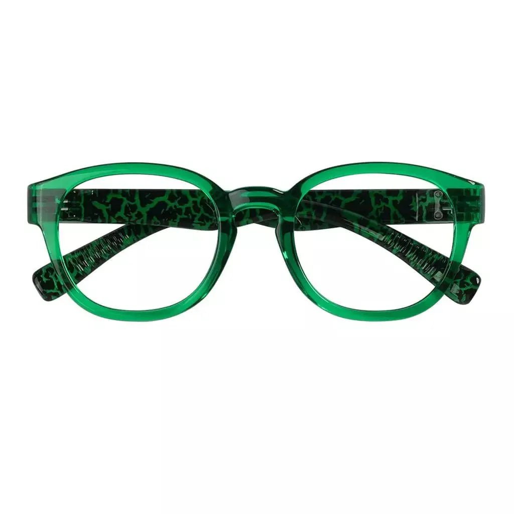 Eyeglasses Oval Metalless Screwless Spec Women Zero Power