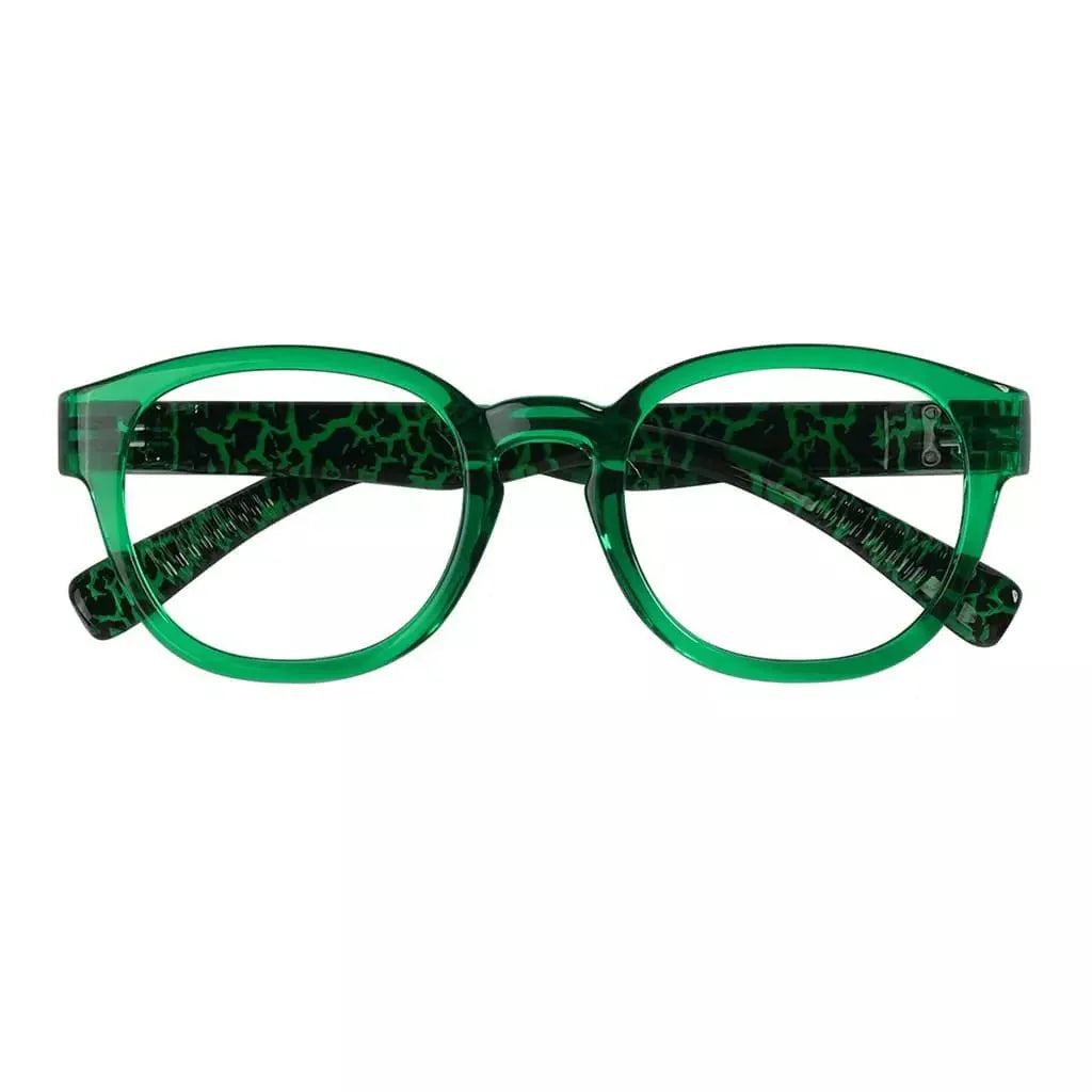 Eyeglasses Oval Metalless Screwless Spec Women Zero Power