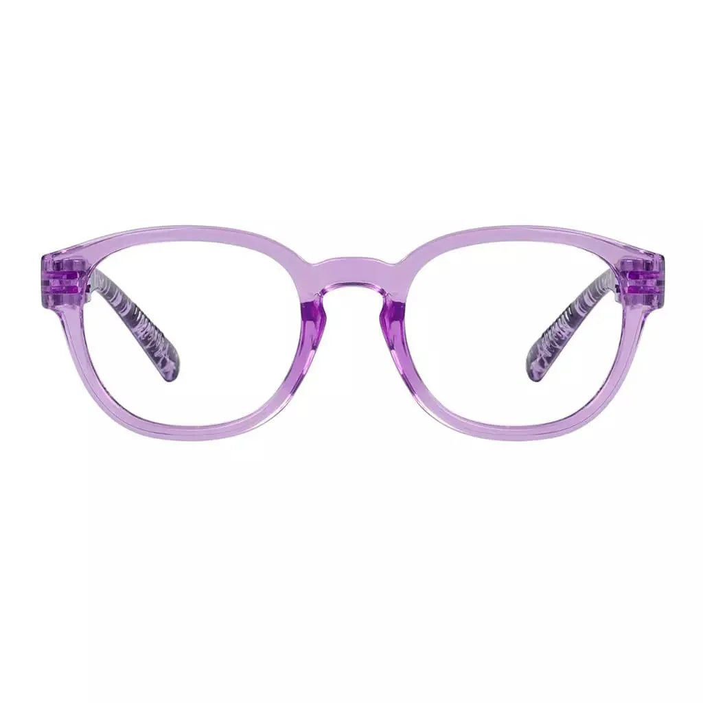 Eyeglasses Oval Metalless Screwless Spec Women Zero Power
