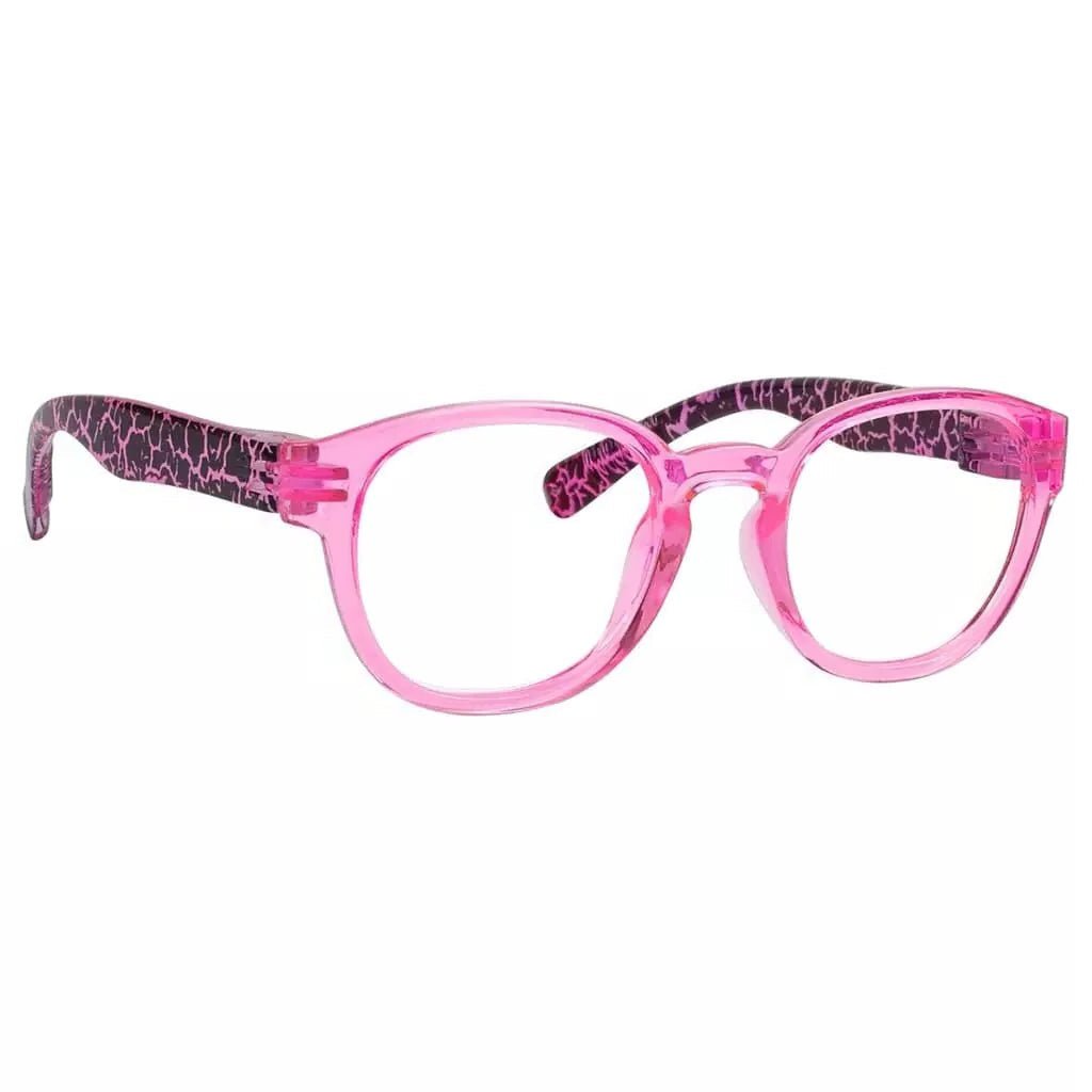 Eyeglasses Oval Metalless Screwless Spec Women Zero Power