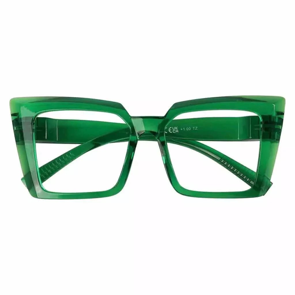 Eyeglasses Oversize Metalless Screwless Spec Women Zero Power