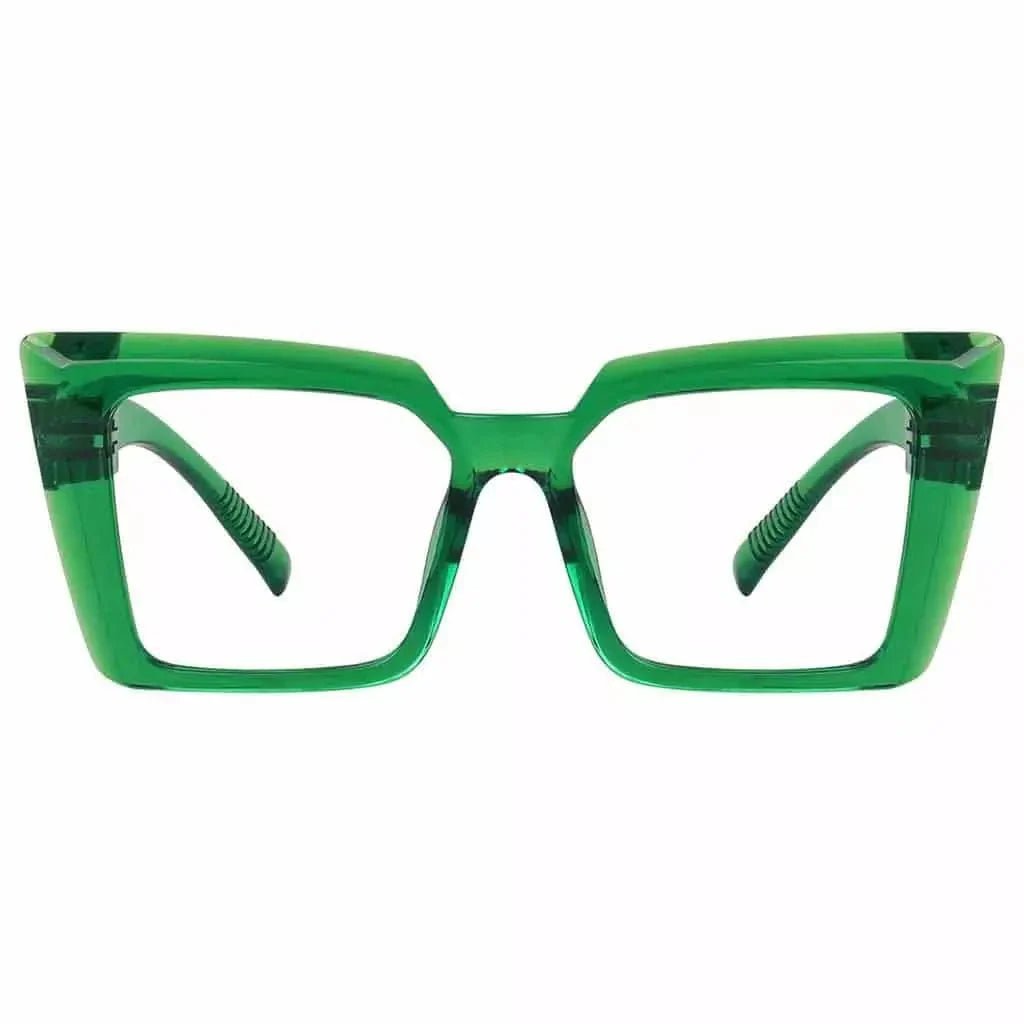 Eyeglasses Oversize Metalless Screwless Spec Women Zero Power