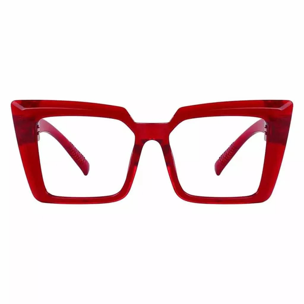 Eyeglasses Oversize Metalless Screwless Spec Women Zero Power