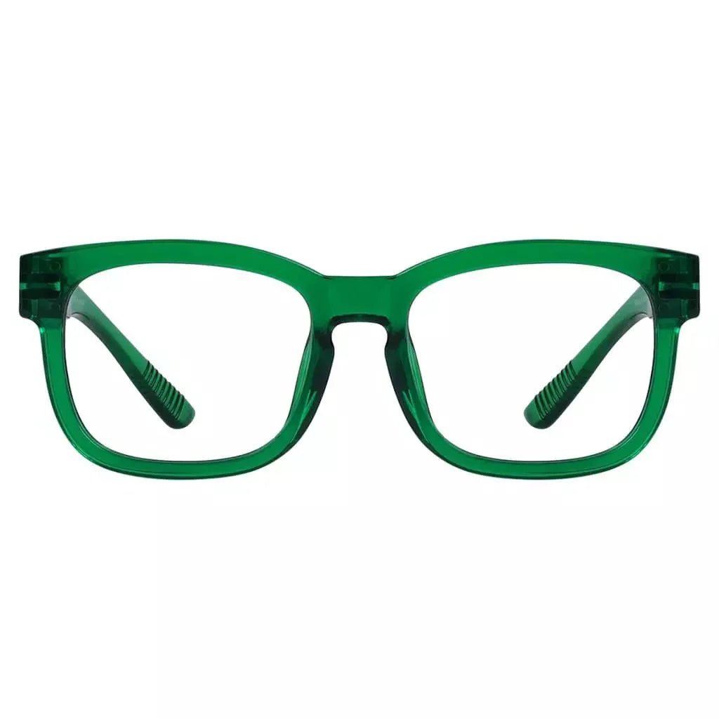 Eyeglasses Square Metalless Screwless Spec Women Zero Power