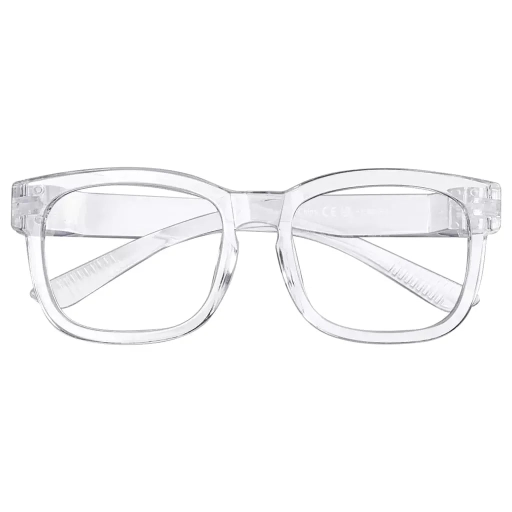 Eyeglasses Square Metalless Screwless Spec Women Zero Power