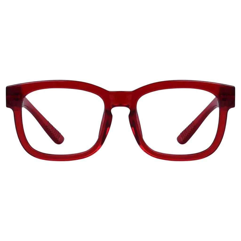 Eyeglasses Square Metalless Screwless Spec Women Zero Power