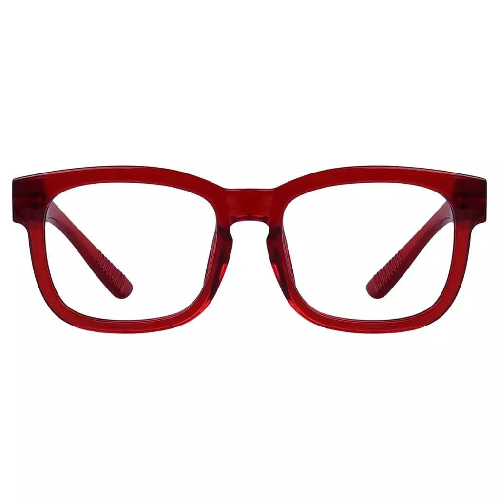 Eyeglasses Square Metalless Screwless Spec Women Zero Power