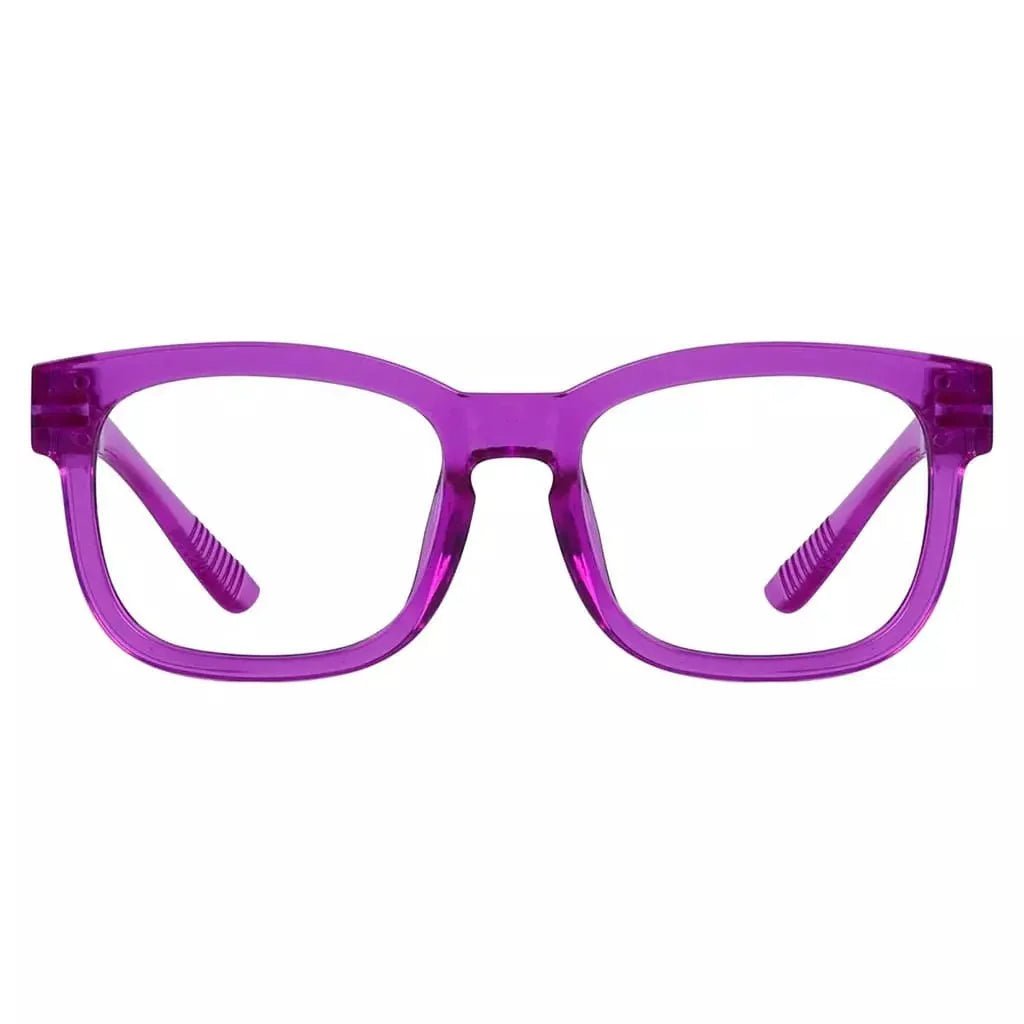 Eyeglasses Square Metalless Screwless Spec Women Zero Power