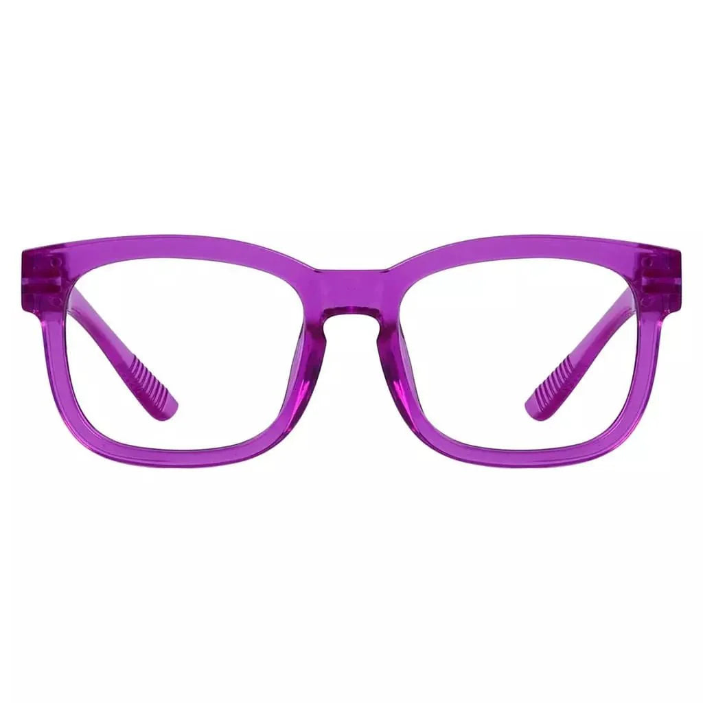 Eyeglasses Square Metalless Screwless Spec Women Zero Power
