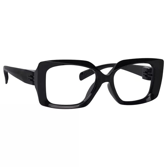 Eyeglasses Rectangle Metalless Screwless Spec Women Zero Power