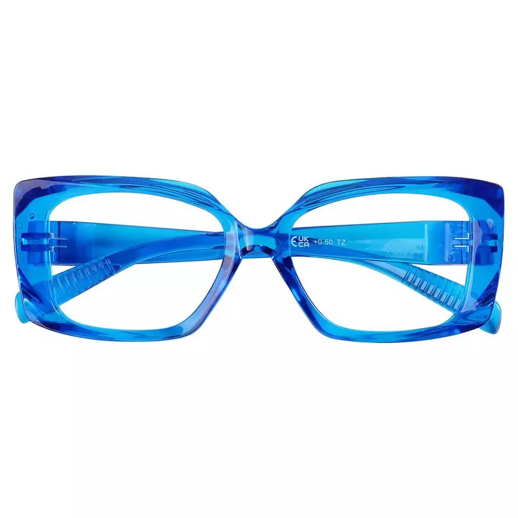 Eyeglasses Rectangle Metalless Screwless Spec Women Zero Power
