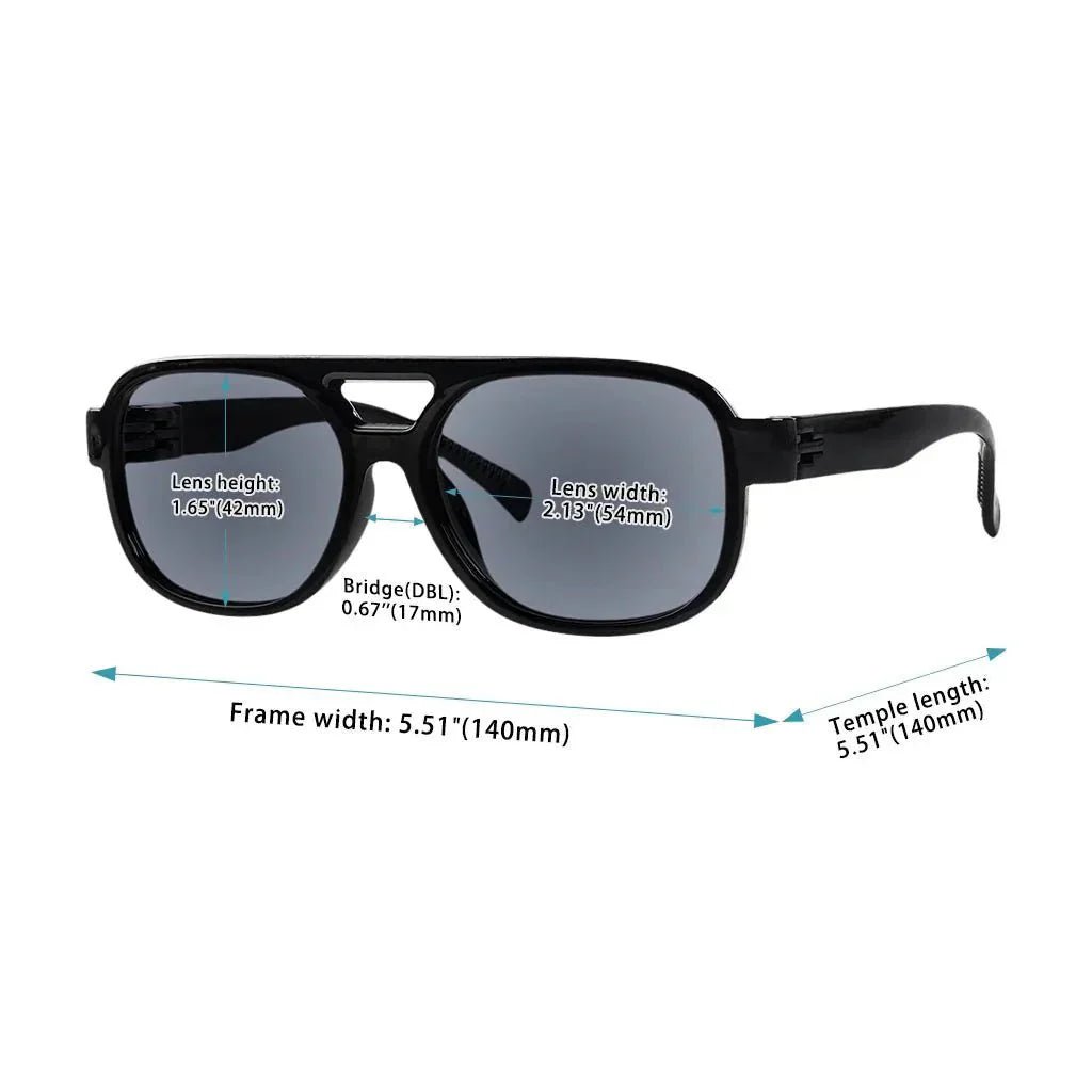 Sunglasses Metalless Screwless Pilot Spring Hinge for Women Men R2515S