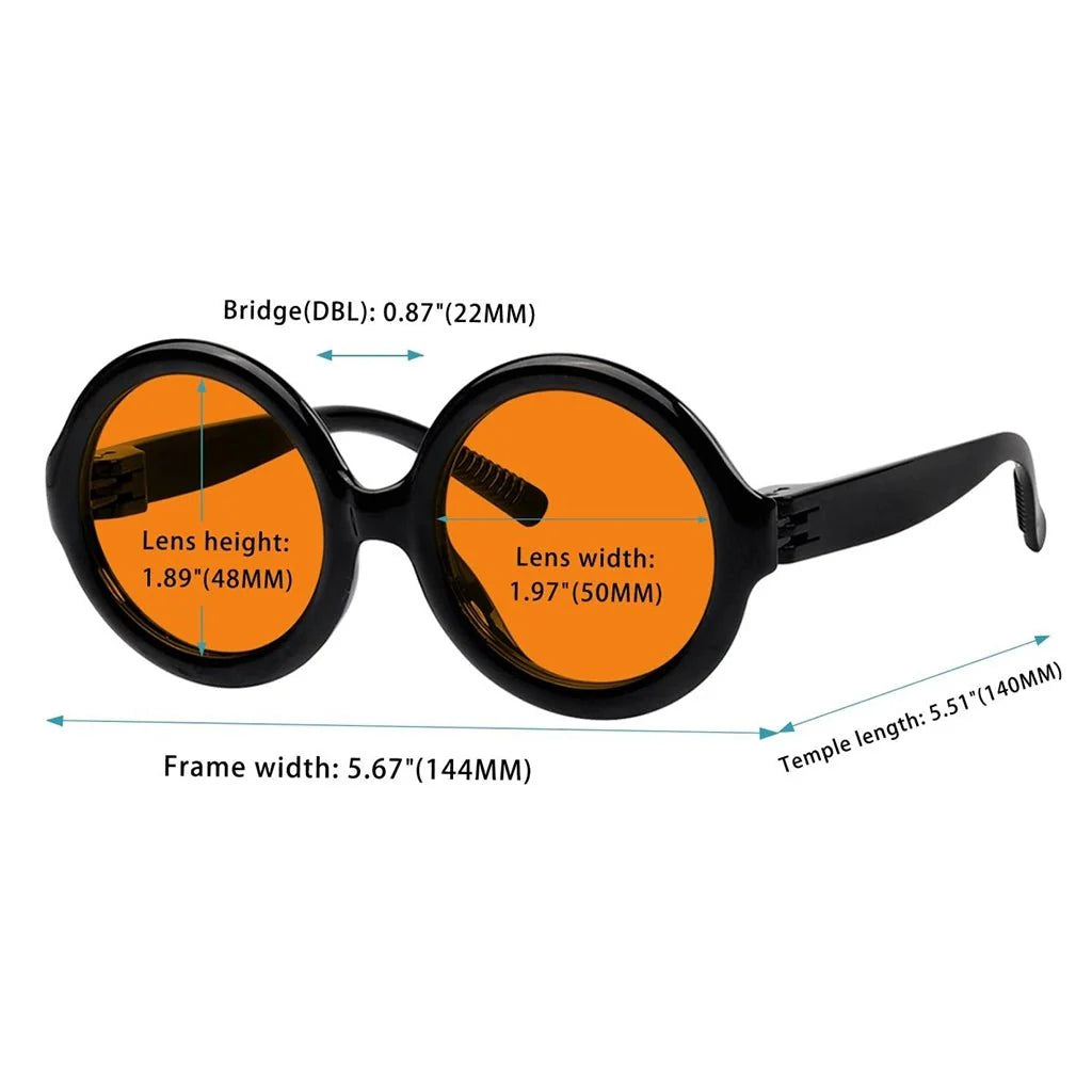 100% Blue Light Blocking Nighttime Glasses Metalless Women R2313-B98